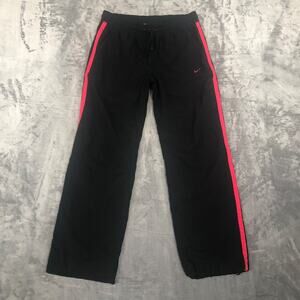 Vintage Nike Athletic Dept 90s Y2K Pants Jogger Sweatpants Women Size M Black